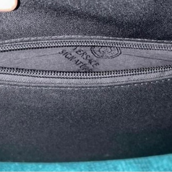 Vintage (1990s) Gianni Versace Medusa Head Cloth Hand Bag - Picture 5 of 9